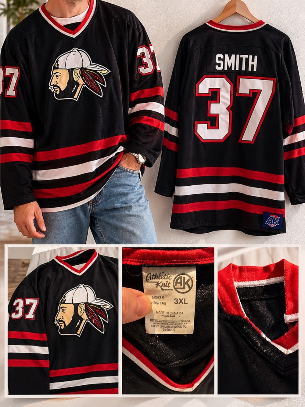 Jay Silent Bob Secret Stash Hockey Jersey Smith 37 Mens 3XL Kevin Smith